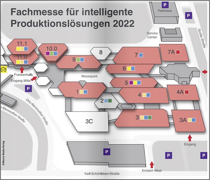 SPS 2022 Hallenplan fairmessage